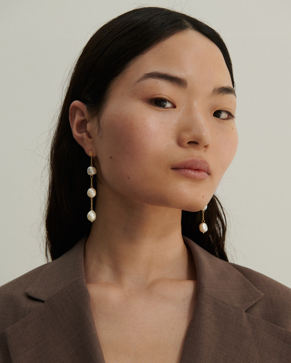 Sorelle ApS 3-pearls earchain Earring