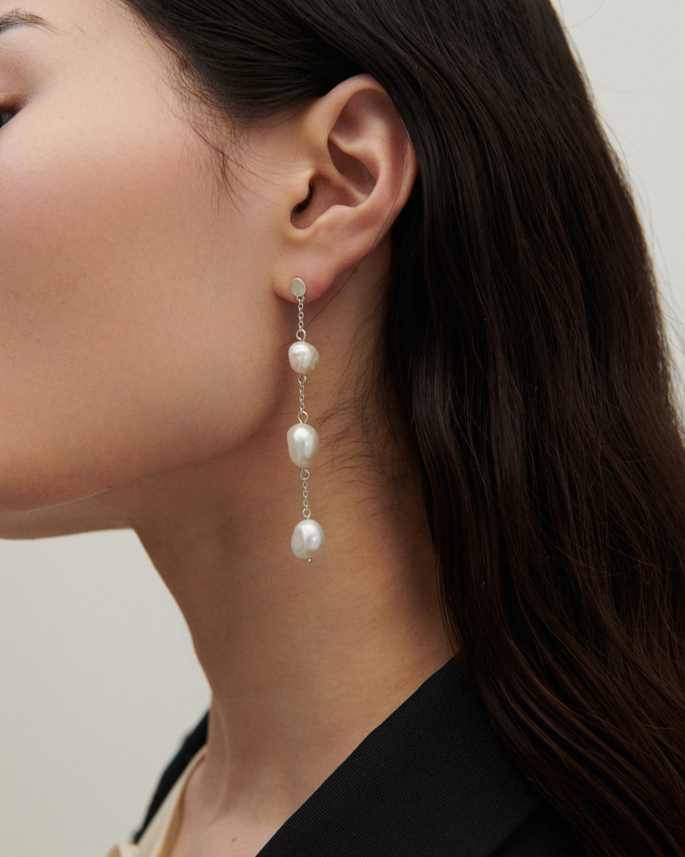 Sorelle ApS 3-pearls earchain Earring