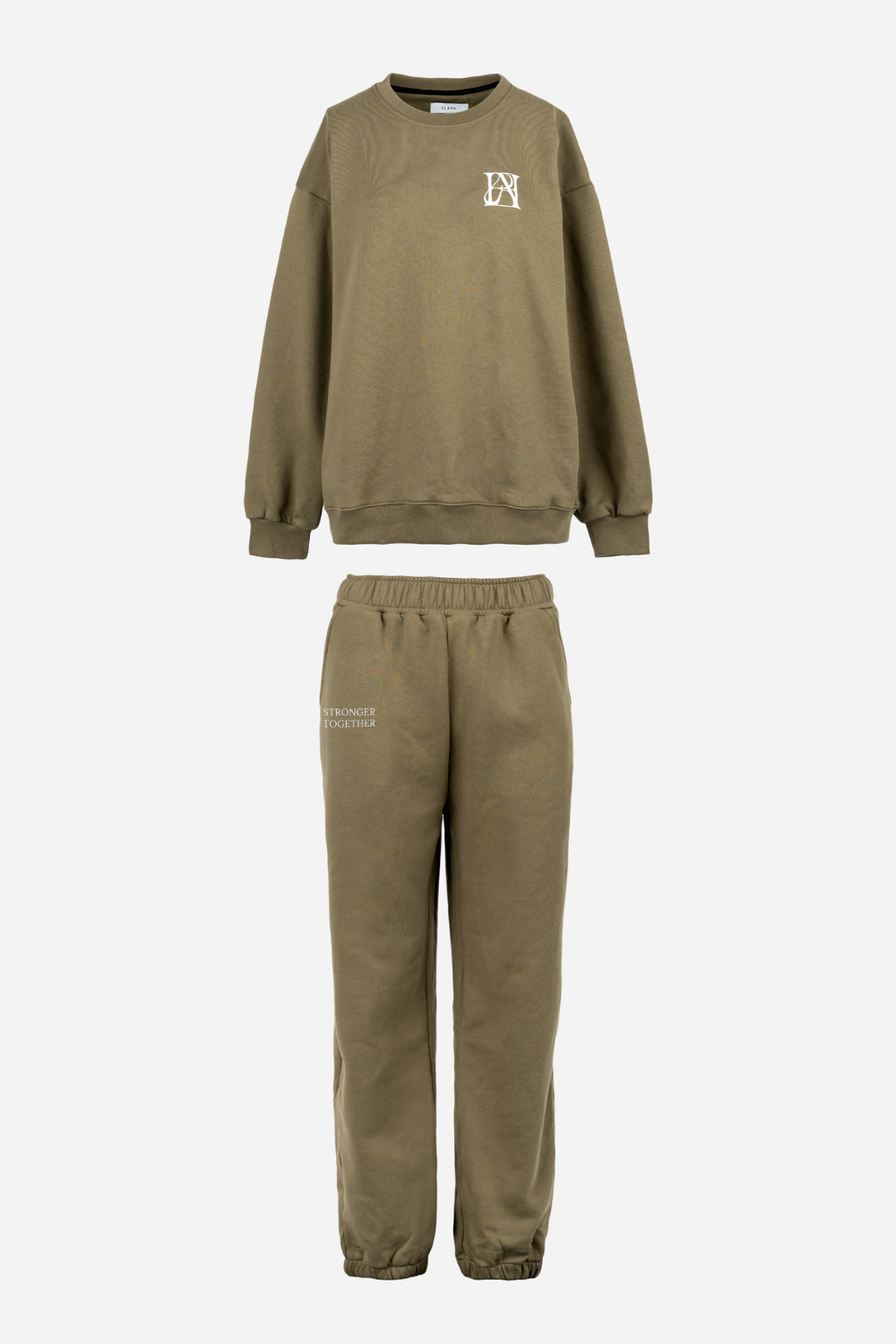 Sorelle ApS FLAPH x Sorelle Sweatsuit - grøn (PREORDER) Brun