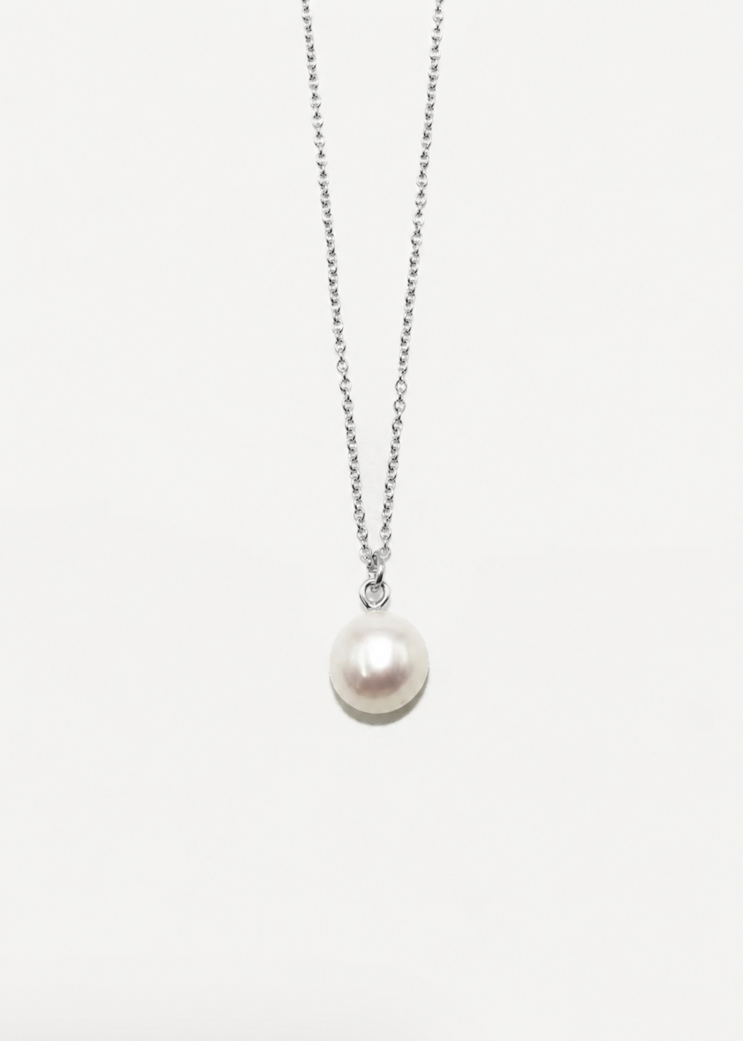 Pearly necklace sølv