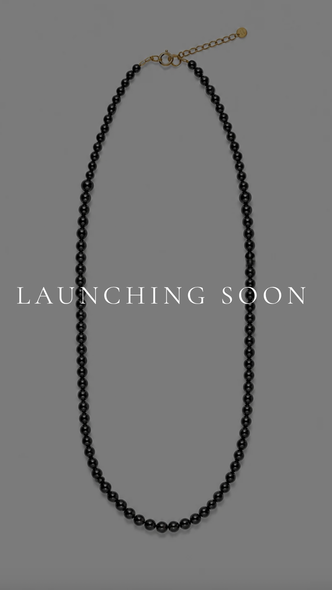 Dark stormy necklace