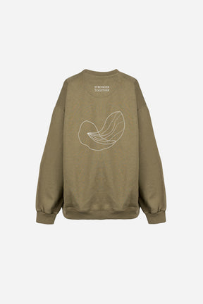Sorelle ApS FLAPH x Sorelle Sweatshirt - grøn (PREORDER) 