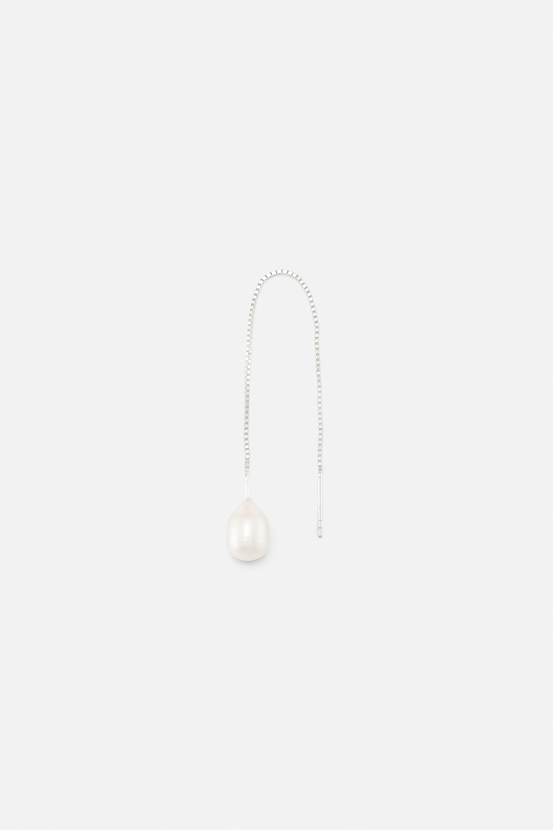 Sorelle ApS Pearl chain Earring Sterling Silver