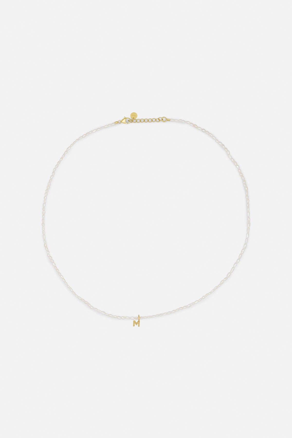 Sorelle ApS Pearly letter necklace - Forgyldt Necklace