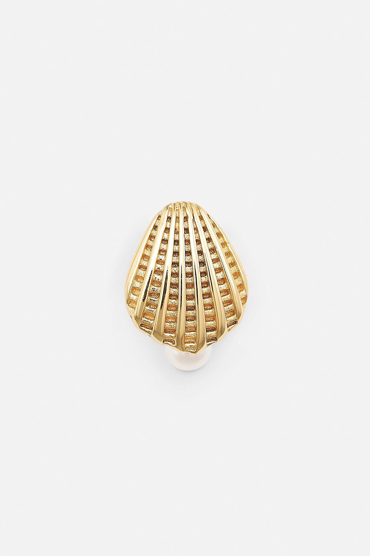 Sorelle ApS Shell earstick Earring Forgyldt