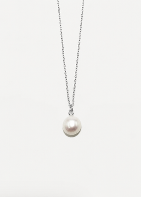 Pearly necklace sølv